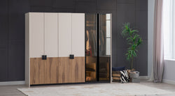 AQUA BEDROOM SET AQUA 5 DOORS WARDROBE