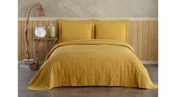 Azur Single Bedspread (Mustard)