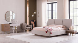 PABLO BEDROOM SET PABLO FULL BEDROOM SET (Headboard + 2x Bedstead + Dresser + Mirror)