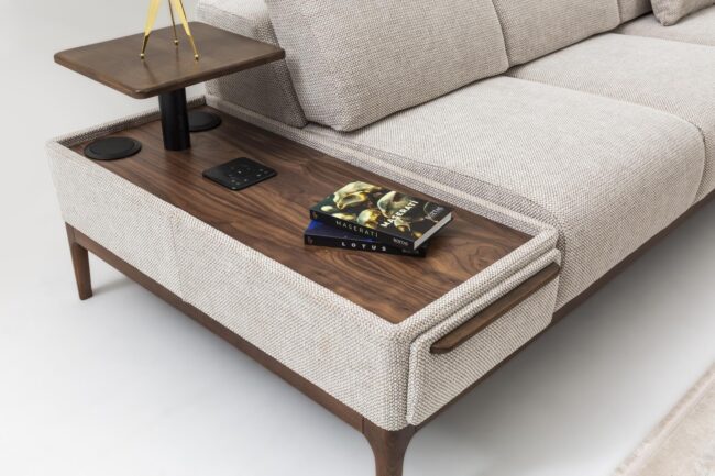 BOZ - ASTON COFFEE TABLE SOFA SET (3+3+1) - Image 6