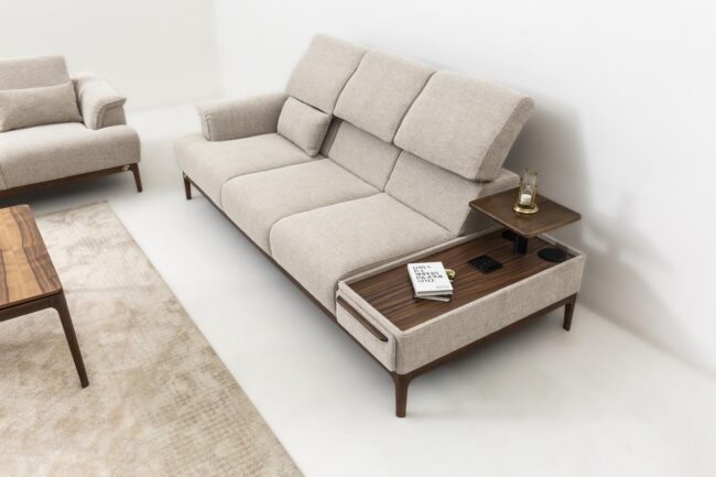 BOZ - ASTON COFFEE TABLE SOFA SET (3+3+1) - Image 18