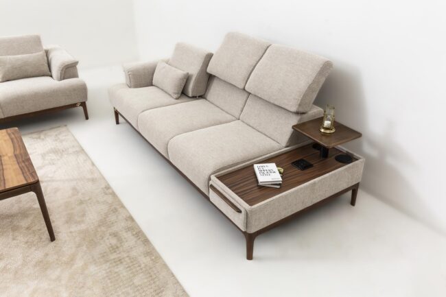 BOZ - ASTON COFFEE TABLE SOFA SET (3+3+1) - Image 19