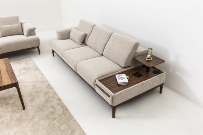 BOZ - ASTON COFFEE TABLE SOFA SET (3+3+1) - Image 20